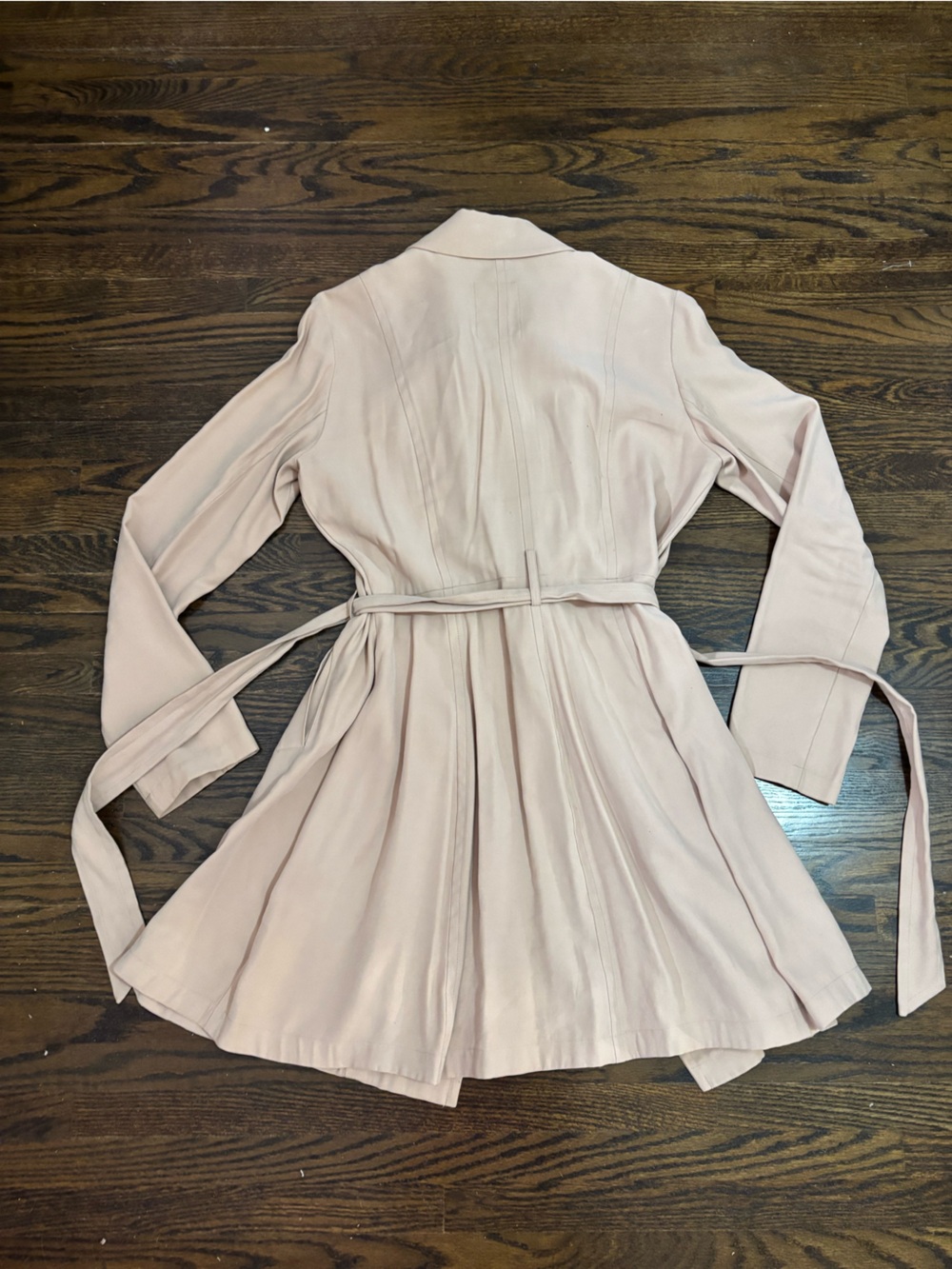 Guess Women's Trench Coat Blush Nude Soft - Picture 5 of 9
